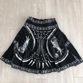 ロベルトカヴァリ(Roberto Cavalli)のロベルトカヴァリ クラス刺繍スカートあちゃちゅむアッシュペー　ヴィンテージ 古着(ひざ丈スカート)