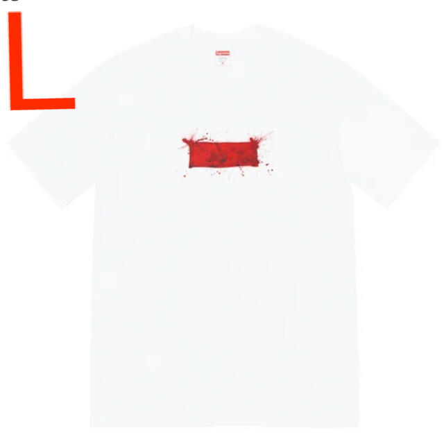 supreme Ralph steadman box logo tee 白　L