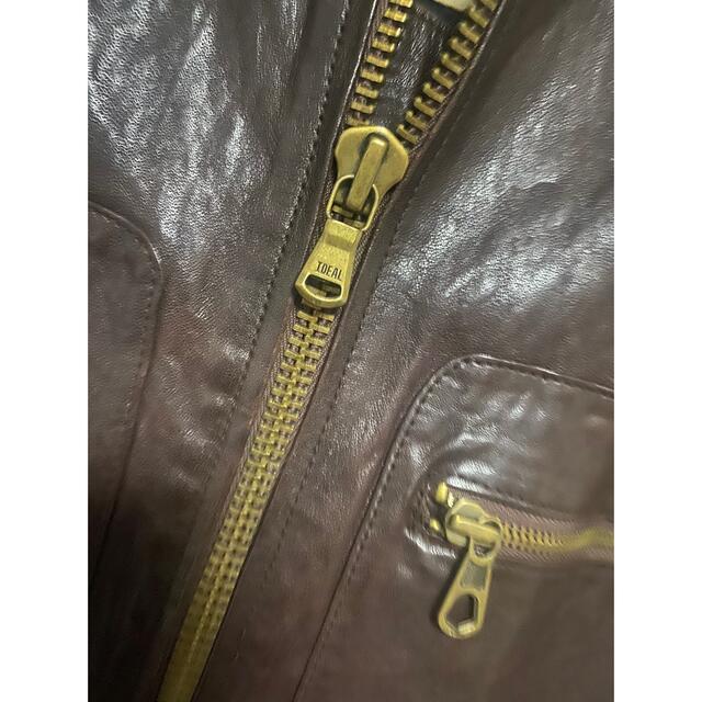 亀梨さん着用と同モデル　革ジャン　ライダース　羊皮 メンズのジャケット/アウター(レザージャケット)の商品写真