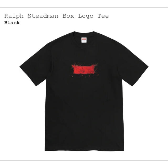 Supreme Ralph Steadman Box Logo Tee ホワイト