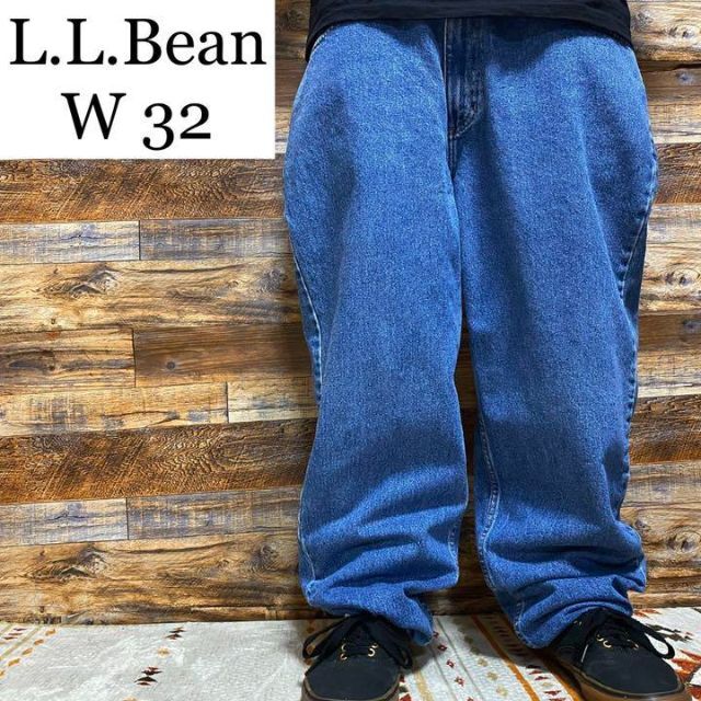 90s LL BEAN エルエルビーン バギーデニム ジーンズパンツw32