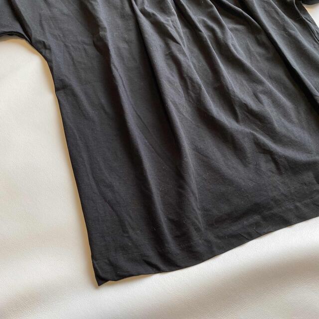 ADORE(アドーア)のADORE アドーア　ギャザー　カットソー　ポワン袖　ブラック   レディースのトップス(カットソー(半袖/袖なし))の商品写真