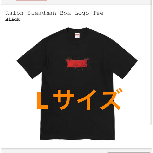 supreme Ralph Steadman Box Logo Teeメンズ