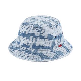 supreme Fat Tip Jacquard Denim Crusher(ハット)