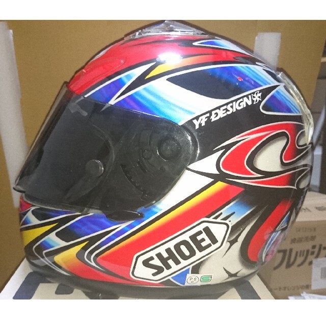 SHOEI(ショウエイ)のフルフェイスヘルメット　Ｓサイズ　加藤大治郎モデル 自動車/バイクのバイク(装備/装具)の商品写真