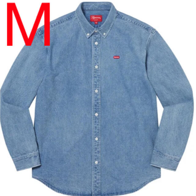 【新品タグ付】supreme Small Box Shirt denim M