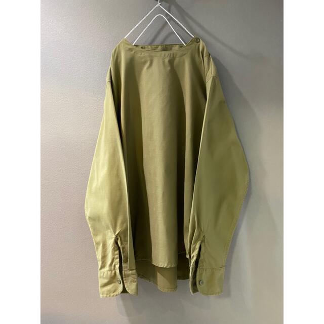 古着 ビンテージ 80s 軍服 ミリタリー 長袖 シャツ 美品