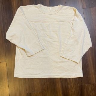 コモリ(COMOLI)のcomoli フットボールシャツ　22ss エクリュ　1(Tシャツ/カットソー(七分/長袖))