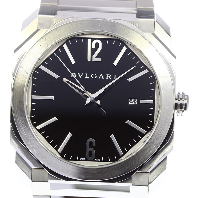 ☆訳あり★保証書付き【BVLGARI】ブルガリ オクト BGO41S 自動巻き メンズ【ev20】