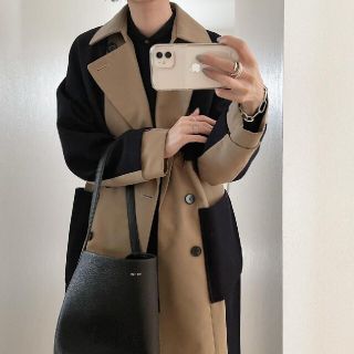 超特価SALE開催!】 ENFOLD コットンダブルクロスクロップドトレンチ