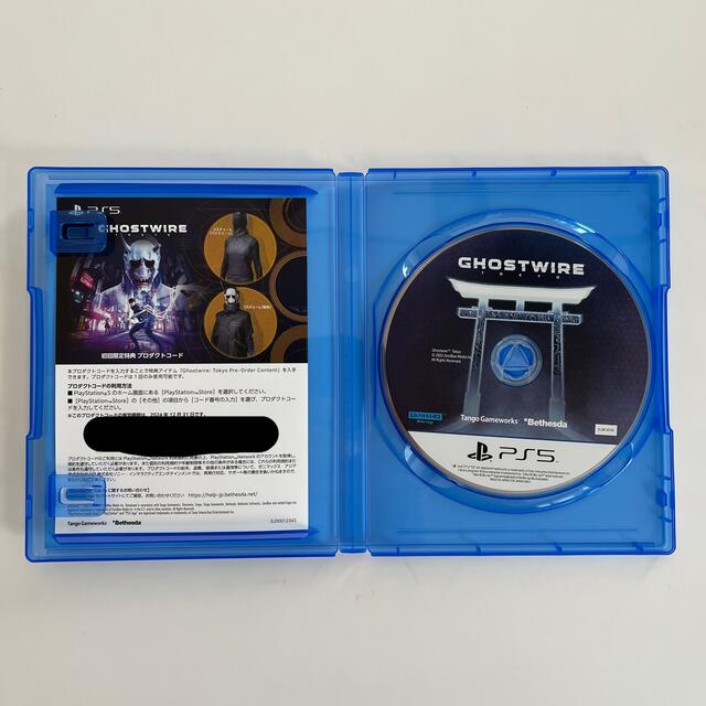 Ghostwire: Tokyo PS5 プロダクトコード未使用