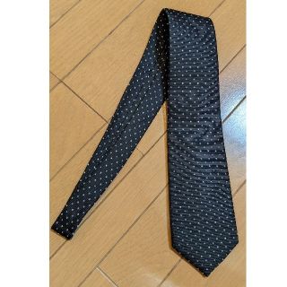 バーバリーブラックレーベル(BURBERRY BLACK LABEL)のピーナッツ様専用。バーバリーブラックレーベル　ドット柄のネクタイ　黒色(ネクタイ)