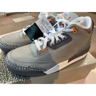 ナイキ(NIKE)のNIKE AIR JORDAN 3 RETRO COOL GREY US10(スニーカー)