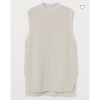 エイチアンドエム(H&M)のニットベスト ノースリーブ H&M 美品 エイチアンドエム(ベスト/ジレ)