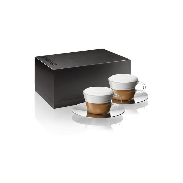 Nestle(ネスレ)のNespresso ヴューカプチーノカップ（2客） インテリア/住まい/日用品のキッチン/食器(グラス/カップ)の商品写真