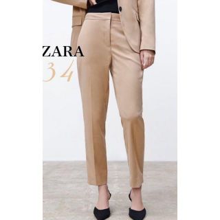 ザラ(ZARA)の10 ZARA　1点のみ　ネップ加工スキニーパンツ　34(カジュアルパンツ)