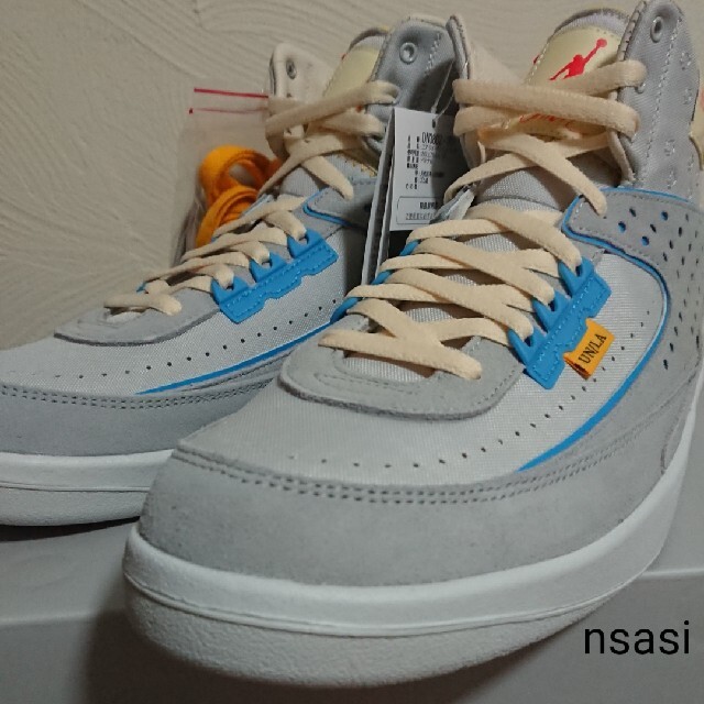 UNION × Nike Air Jordan 2 "Grey Fog"28cm