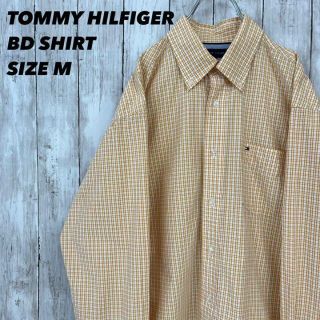 トミーヒルフィガー(TOMMY HILFIGER)のTOMMY HILFIGERトミーヒルフィガー　長袖チェックボタンダウンシャツM(シャツ)