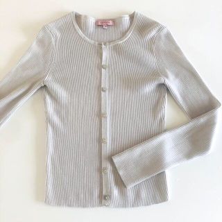 トッカ(TOCCA)の極美品♡洗える　シルクリブ　カーディガン　TOCCA トッカ　M (カーディガン)