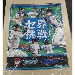 ホッカイドウニホンハムファイターズ(北海道日本ハムファイターズ)の北海道日本ハムファイターズ×東京ヤクルトスワローズ2019交流戦タペストリー(記念品/関連グッズ)