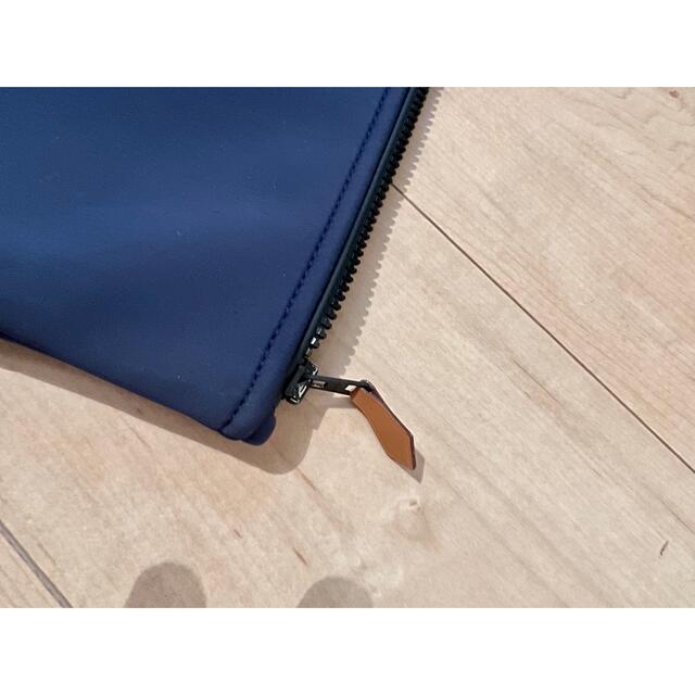 HERMES エルメス ネオバン フラットポーチGM ネイビー