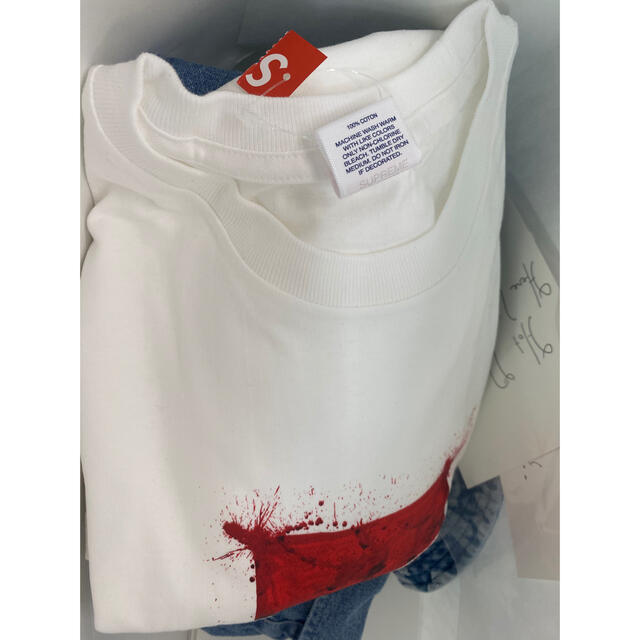 Supreme Ralph Steadman Box Logo Tee L 白 メンズのトップス(Tシャツ/カットソー(半袖/袖なし))の商品写真