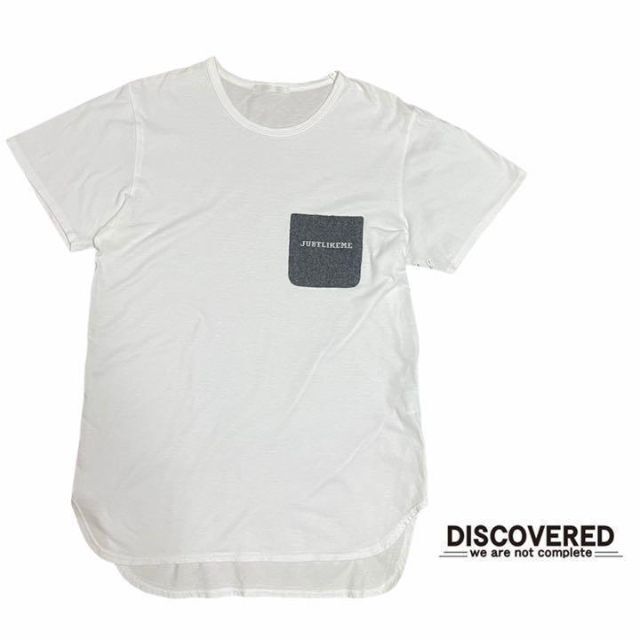 DISCOVERED(ディスカバード)のDISCOVERED ディスカバード　カットソー　Tシャツ　レイヤード　オーバー メンズのトップス(Tシャツ/カットソー(半袖/袖なし))の商品写真