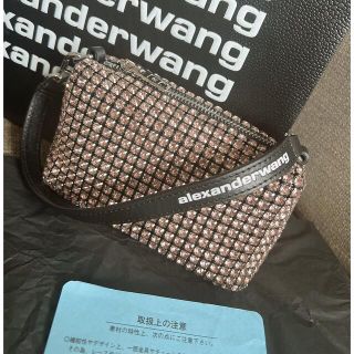 アレキサンダーワン(Alexander Wang)のアレキサンダーワン　ポーチ　バッグ　ラインストーン(ハンドバッグ)