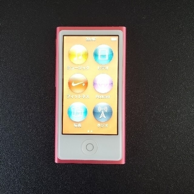 iPod(アイポッド)のApple iPod nano 第7世代 MD475J 16GB ピンク スマホ/家電/カメラのオーディオ機器(ポータブルプレーヤー)の商品写真