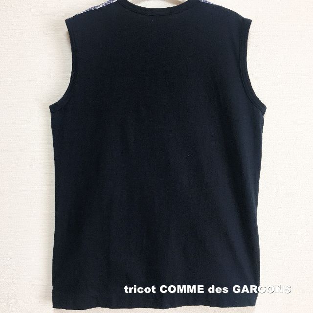 COMME des GARCONS(コムデギャルソン)の【Tricot COMME des GARCONS】麻混 テキスタイル ジレ レディースのトップス(ベスト/ジレ)の商品写真