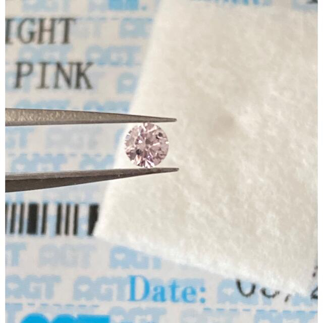 FANCY LIGHT PURPLE ピンクダイヤモンド　ルース　0.105ct 1