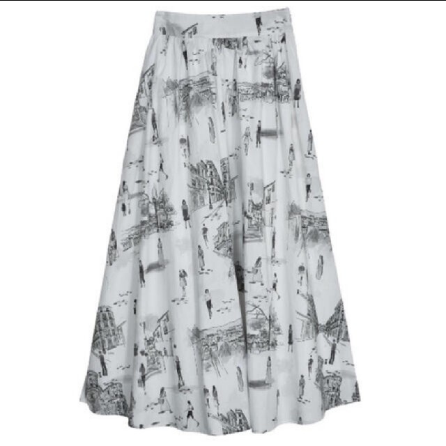 AMERI　MEDI MALAGA PLENTIFUL FLARED SKIRT