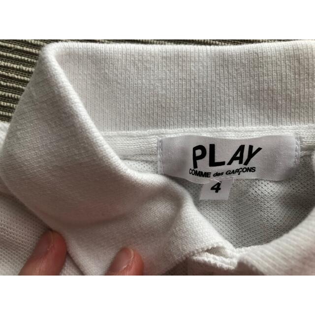 COMME des GARCONS(コムデギャルソン)のCOMME DES GARÇONS  PLAY ポロシャツ キッズ/ベビー/マタニティのキッズ服男の子用(90cm~)(Tシャツ/カットソー)の商品写真