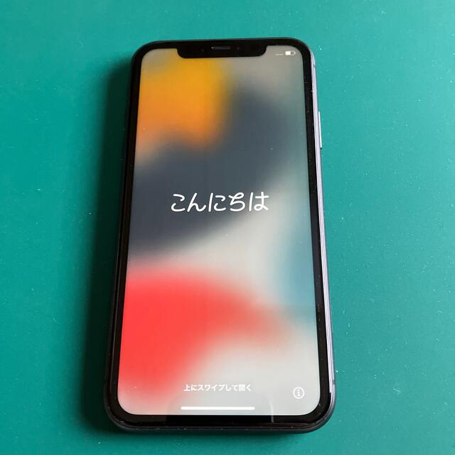 iPhone11 64GB ブラック　SIMなし(本体のみ)スマホ/家電/カメラ