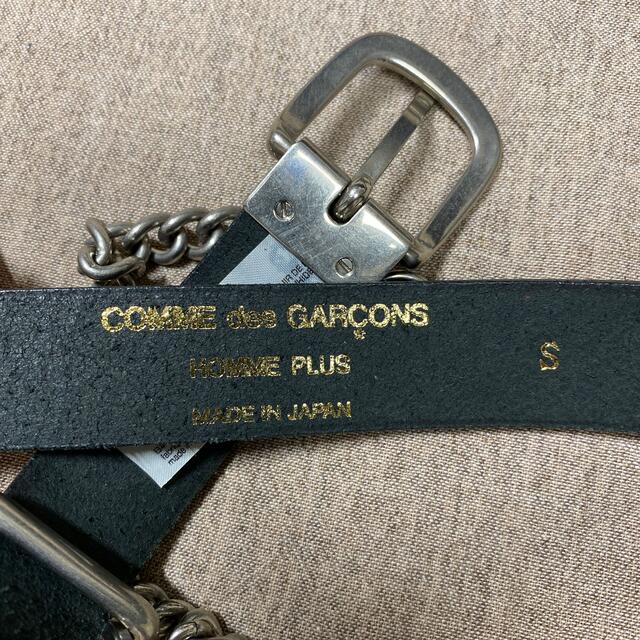 COMME des GARCONS(コムデギャルソン)のCOMME des GARCONS レザーベルト チェーン装飾 牛革 メンズのファッション小物(ベルト)の商品写真