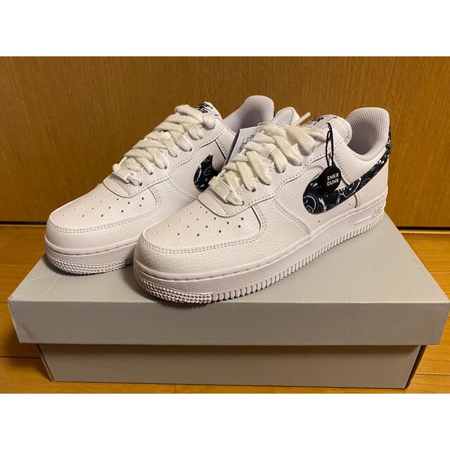 ナイキ エアフォース1 ホワイト　ペイズリー　24cm air force 1レディース