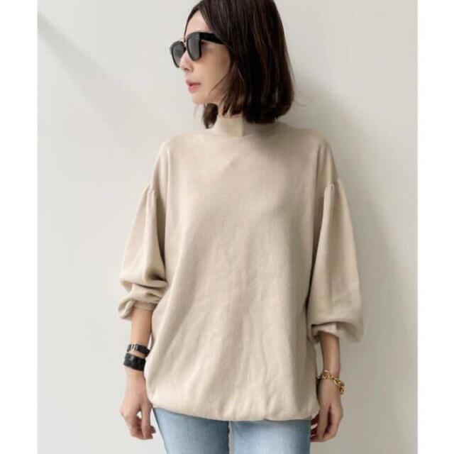 L'Appartement DEUXIEME CLASSE(アパルトモンドゥーズィエムクラス)のSleeve Volume Knit  ベージュ レディースのトップス(ニット/セーター)の商品写真