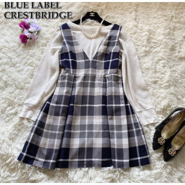 BURBERRY BLUE LABEL(バーバリーブルーレーベル)の♡専用 レディースのワンピース(ひざ丈ワンピース)の商品写真