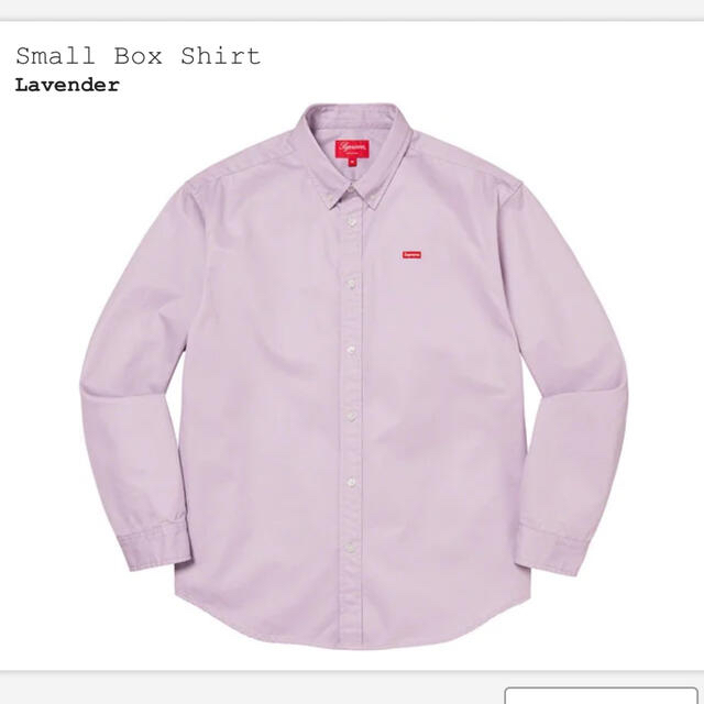 Small Box Shirt   Lavender Lサイズ