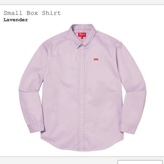 シュプリーム(Supreme)のSmall Box Shirt   Lavender Lサイズ(シャツ)