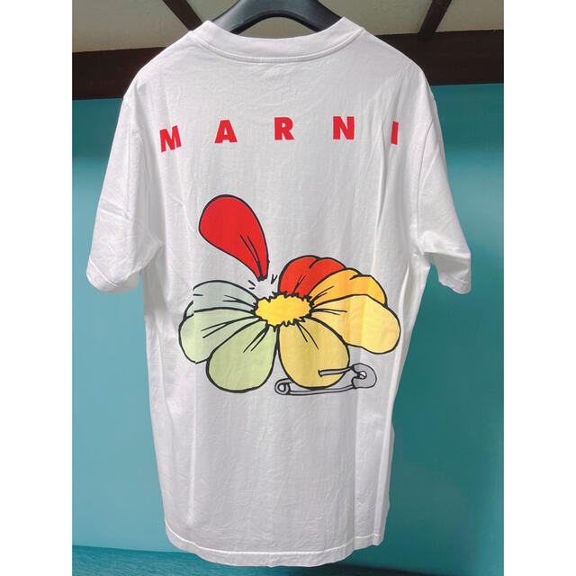 【コムドットやまと着用】MARNI シンプルロゴTシャツ　48