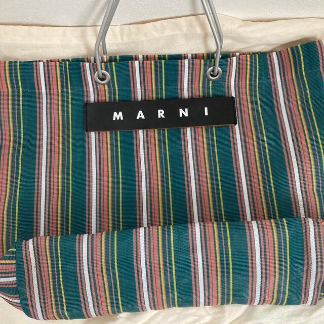 marni♡フラワーマーケットバック♡グリーン