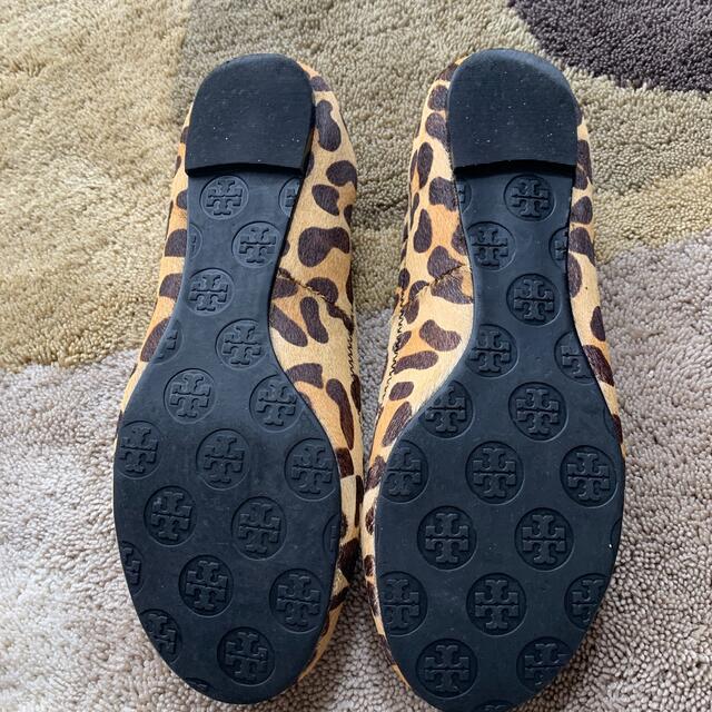 Tory Burch - トリーバーチ ハラコ フラットシューズ ヒョウ柄 Tory Burch - トリーバーチ ハラコ フラットシューズ ヒョウ柄