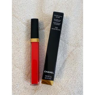 シャネル(CHANEL)のシャネル ルージュ ココ グロス 738 アミューズブーシュ 5.5g(リップグロス)