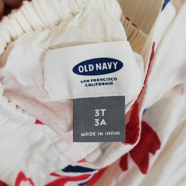 Old Navy(オールドネイビー)のOLD NAVY キャミワンピース　3T　ほぼ新品　タグなし キッズ/ベビー/マタニティのキッズ服女の子用(90cm~)(ワンピース)の商品写真
