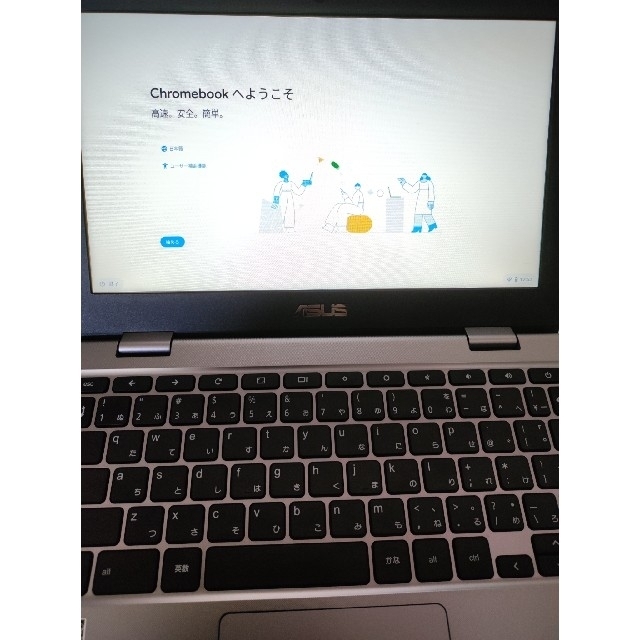 ノートPCASUS C223NA-GJ0018 ASUS Chromebook グレー