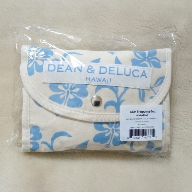 【新品】ハワイ店舗購入 DEAN&DELUCA エコバッグ アロハブルー