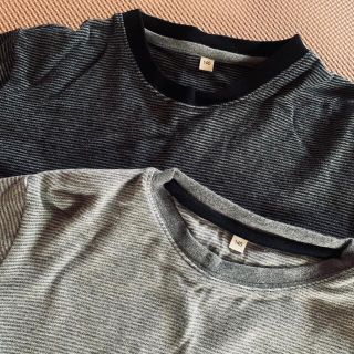 イオン(AEON)の ボーダー 長袖 Tシャツ 2枚セット(Tシャツ/カットソー)