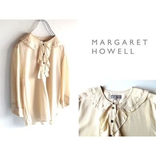 マーガレットハウエル フリルブラウスの通販 39点 | MARGARET HOWELLを