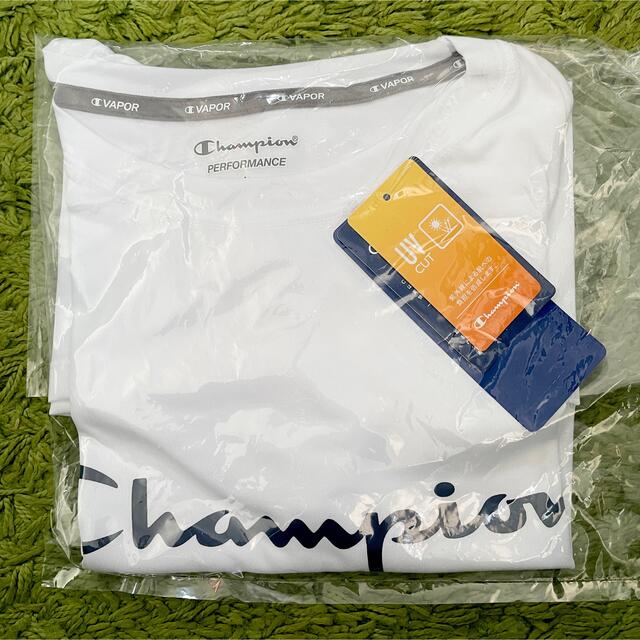 Champion(チャンピオン)の新品LサイズレディースチャンピオンTシャツホワイト レディースのトップス(Tシャツ(半袖/袖なし))の商品写真